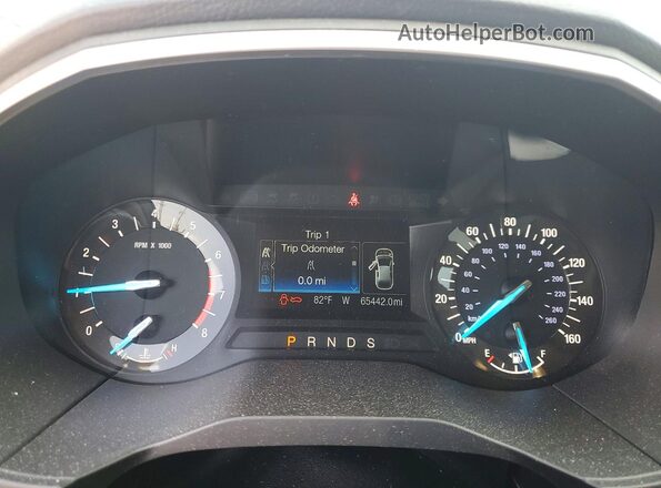 2FMPK3J92GBB53670 2016 FORD EDGE Серый Вид щитка приборов