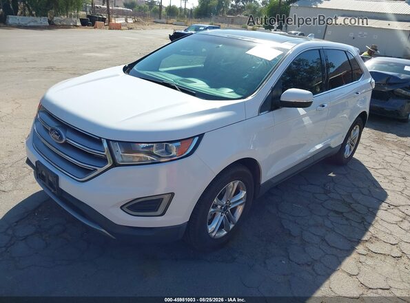 2FMPK3J92HBB94592 2017 FORD EDGE White Przód lewy