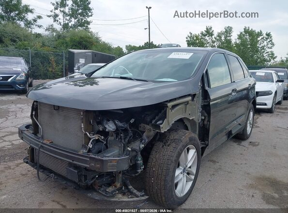 2FMPK3J92JBB78091 2018 FORD EDGE Gray Առջևի ձախ երեք քառորդ տեսարան