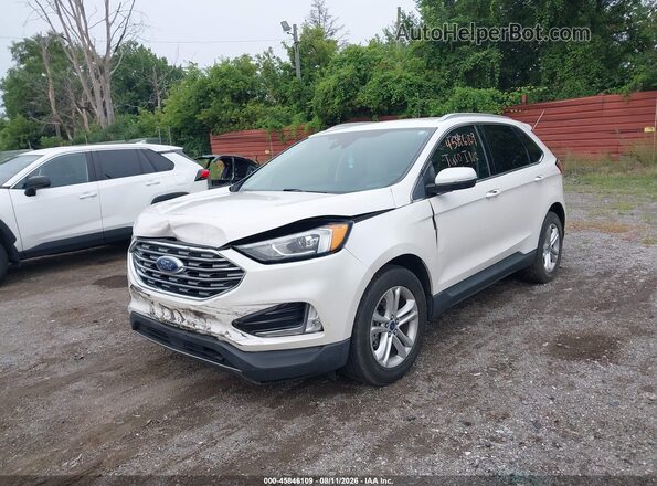 2FMPK3J92KBB73703 2019 FORD EDGE White Vista tres cuartos delantera izquierda
