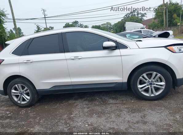 2FMPK3J92KBB73703 2019 FORD EDGE White Vista interior trasera