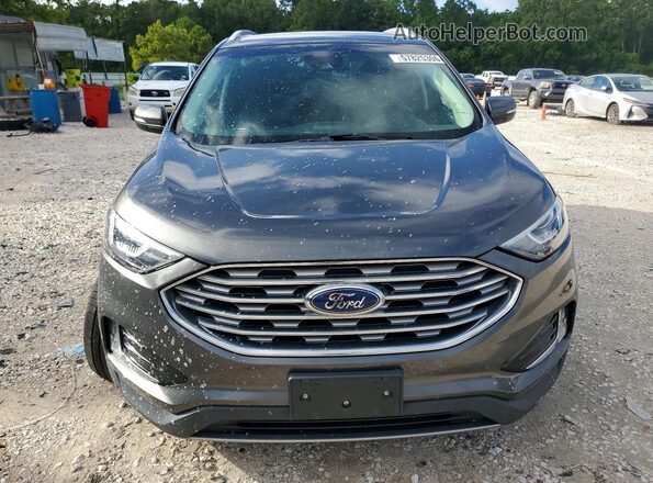 2FMPK3J92KBC38615 2019 FORD EDGE Gray Front view