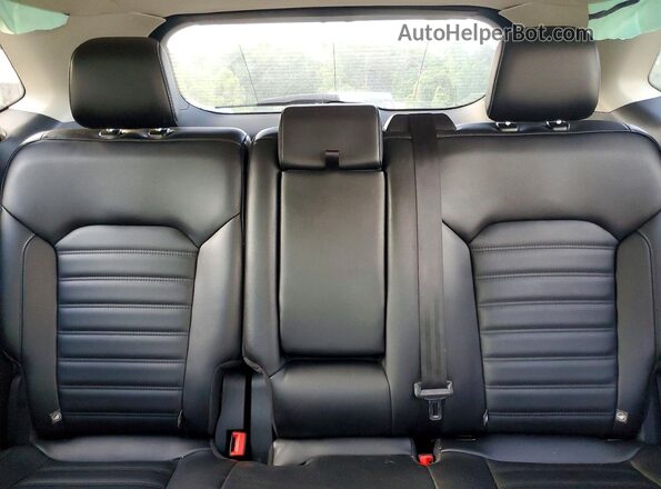 2FMPK3J92KBC38615 2019 FORD EDGE Gray Rear seats view