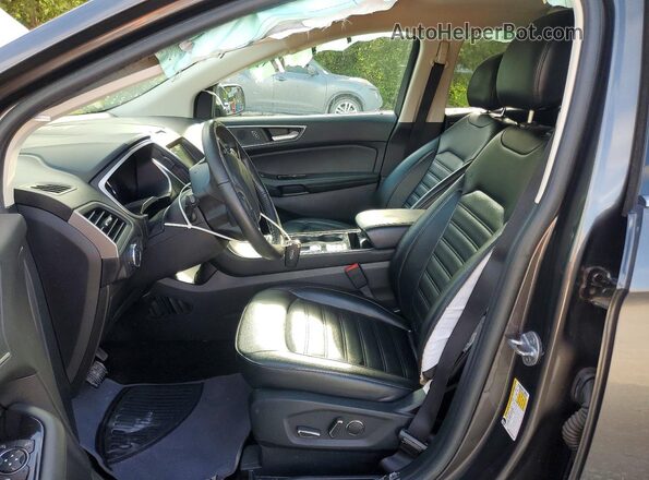 2FMPK3J92KBC38615 2019 FORD EDGE Gray Front interior view