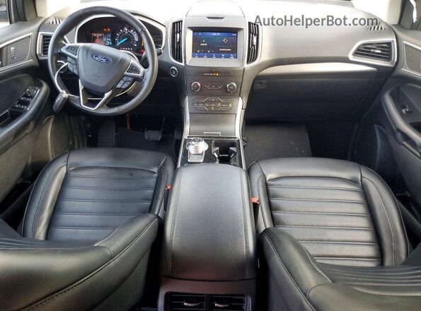 2FMPK3J92KBC38615 2019 FORD EDGE Gray Dashboard view