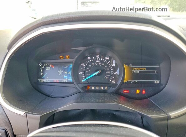 2FMPK3J92KBC38615 2019 FORD EDGE Gray Instrument cluster view