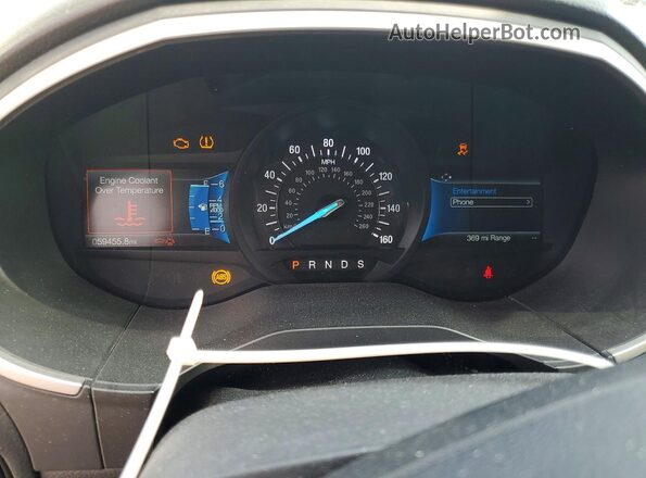 2FMPK3J92MBA01304 2021 FORD EDGE Silver ხელსაწყოთა პანელის ხედი
