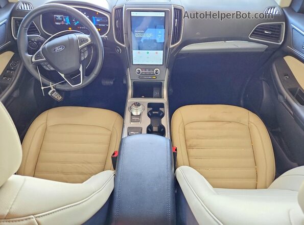 2FMPK3J92MBA35632 2021 FORD EDGE White Widok deski rozdzielczej