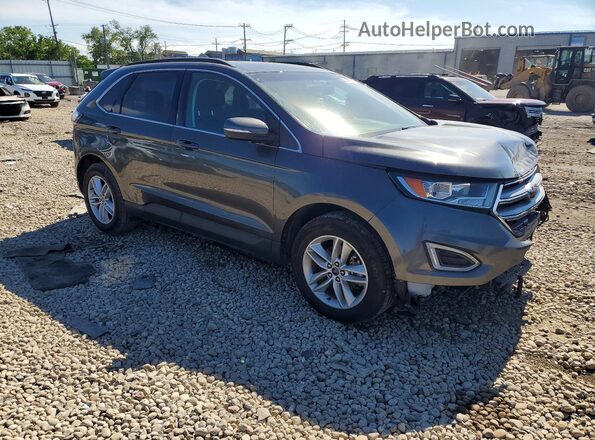 2FMPK3J93JBC10403 2018 FORD EDGE Серый Передняя правая четверть