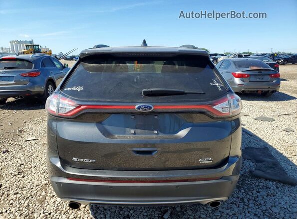 2FMPK3J93JBC10403 2018 FORD EDGE Серый Вид сзади