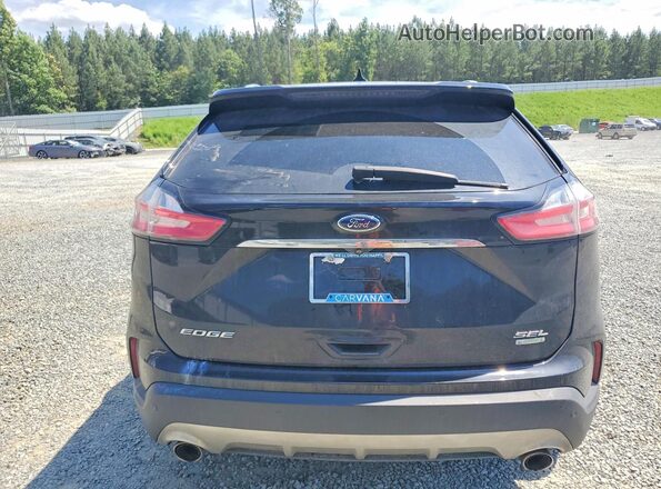 2FMPK3J93KBB92616 2019 FORD EDGE Черный Вид сзади