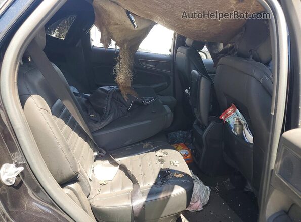 2FMPK3J93KBB92616 2019 FORD EDGE Черный Вид задней части салона