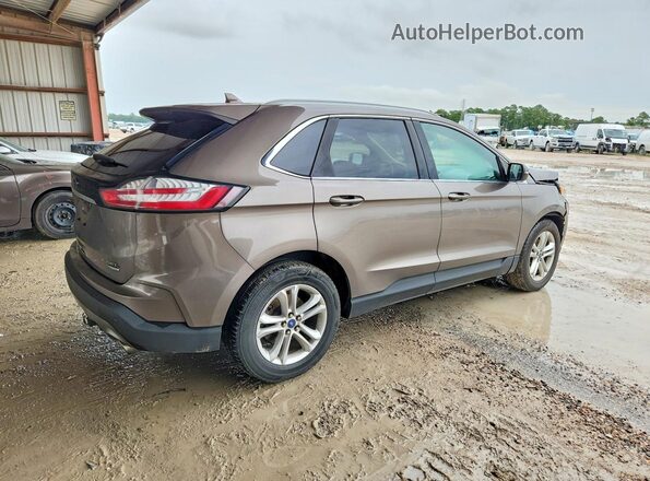 2FMPK3J93KBC19877 2019 FORD EDGE Brown Задня права чверть