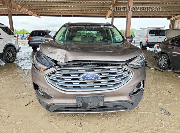2FMPK3J93KBC19877 2019 FORD EDGE Brown Вид спереду