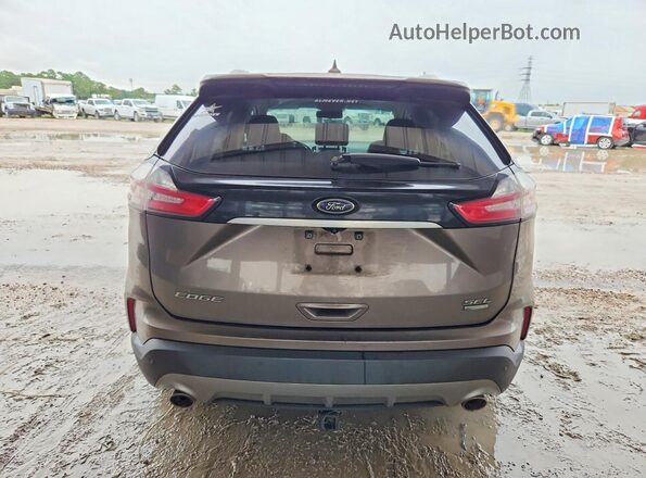 2FMPK3J93KBC19877 2019 FORD EDGE Brown Вид ззаду