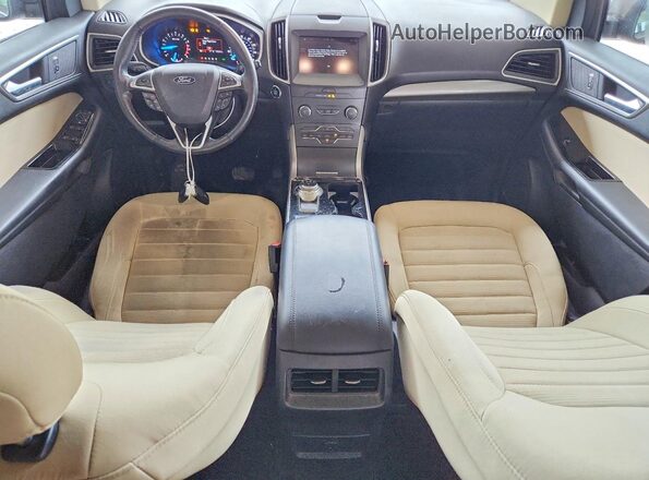 2FMPK3J93KBC19877 2019 FORD EDGE Brown Вид панелі приладів