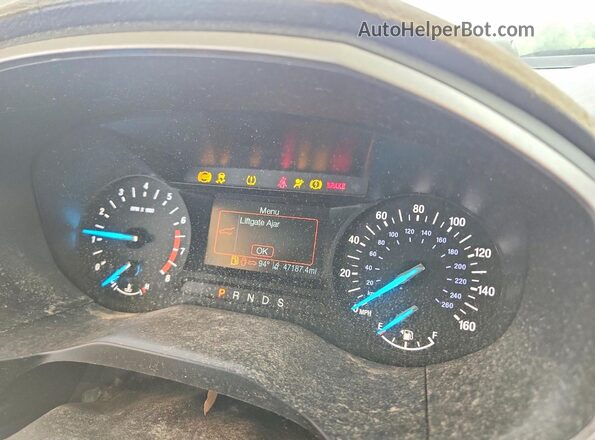 2FMPK3J93KBC23699 2019 FORD EDGE Черный Вид задних сидений