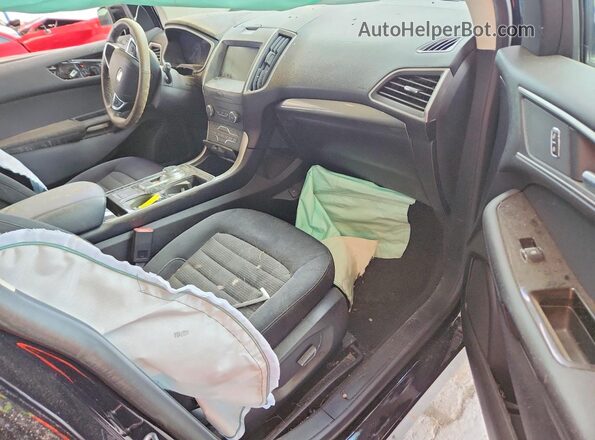 2FMPK3J93KBC23699 2019 FORD EDGE Черный Вид щитка приборов