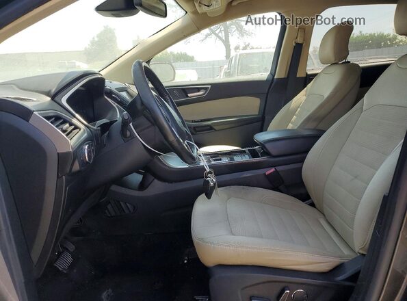 2FMPK3J93KBC36999 2019 FORD EDGE Black Widok wnętrza z przodu