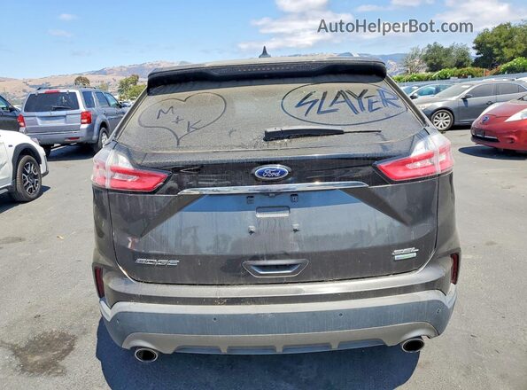 2FMPK3J93KBC36999 2019 FORD EDGE Black Widok z tyłu