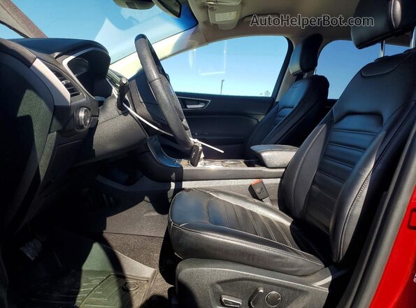 2FMPK3J93KBC74085 2019 FORD EDGE Red წინა სალონის ხედი