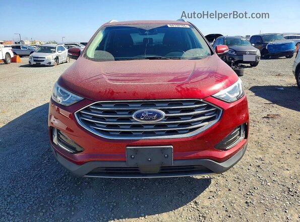 2FMPK3J93KBC74085 2019 FORD EDGE Red წინა ხედი
