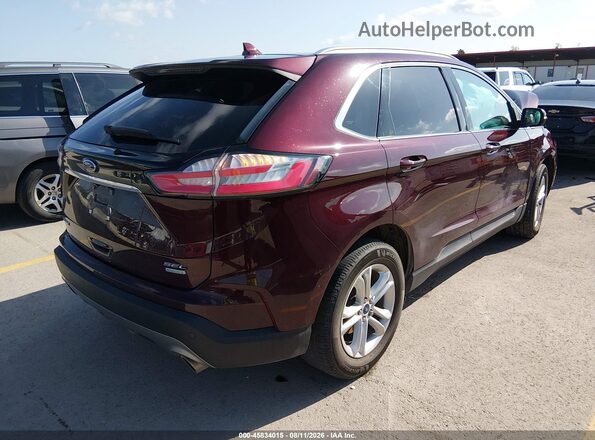 2FMPK3J93LBA26761 2020 FORD EDGE Burgundy Задня права чверть