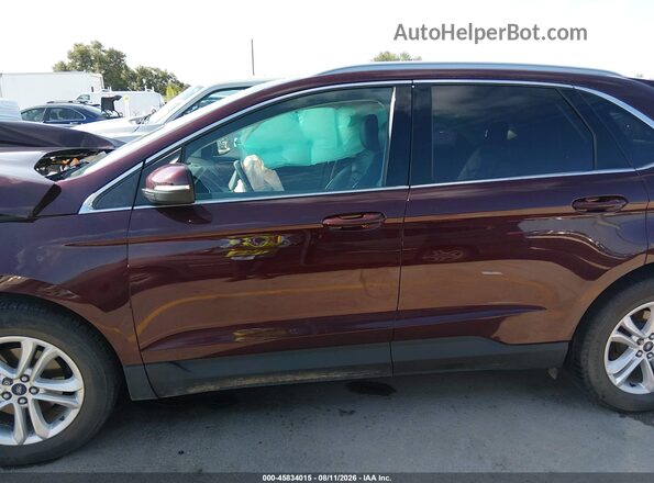 2FMPK3J93LBA26761 2020 FORD EDGE Burgundy Вид задньої частини салону