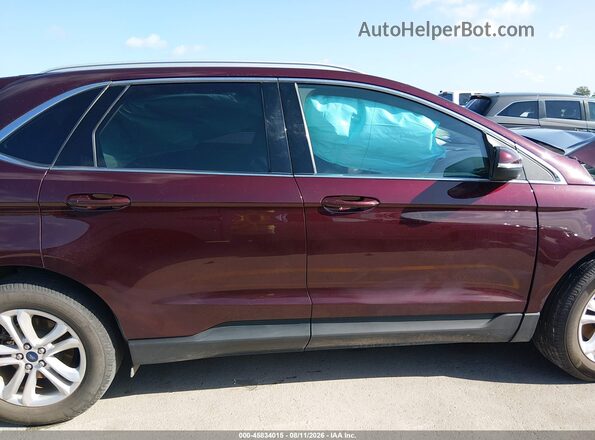 2FMPK3J93LBA26761 2020 FORD EDGE Burgundy Вид щитка приладів