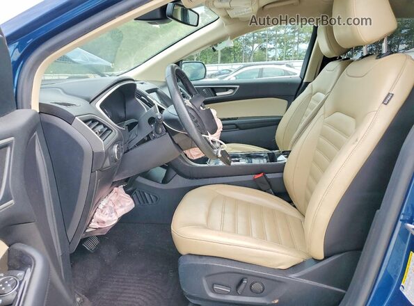 2FMPK3J93LBB48150 2020 FORD EDGE Blue Front interior view