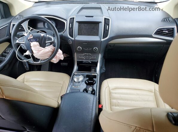 2FMPK3J93LBB48150 2020 FORD EDGE Blue Dashboard view