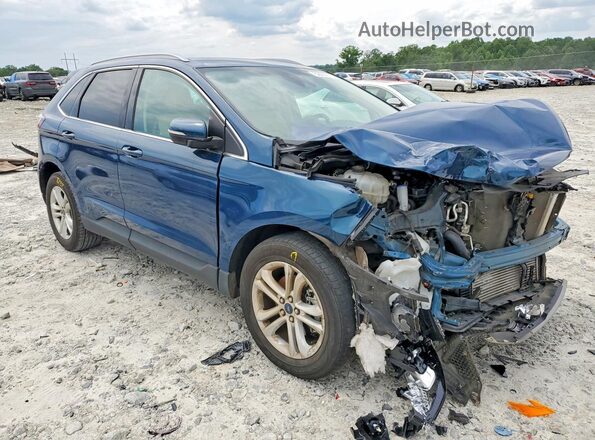 2FMPK3J93LBB48150 2020 FORD EDGE Blue Front right
