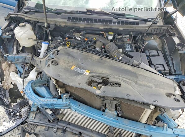 2FMPK3J93LBB48150 2020 FORD EDGE Blue Engine compartment view