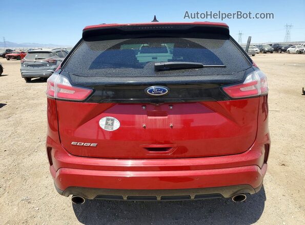 2FMPK3J93LBB58788 2020 FORD EDGE Red Rear view