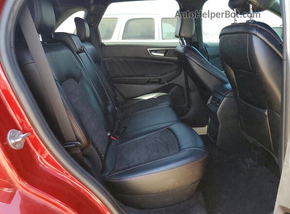 2FMPK3J93LBB58788 2020 FORD EDGE Red Rear seats view