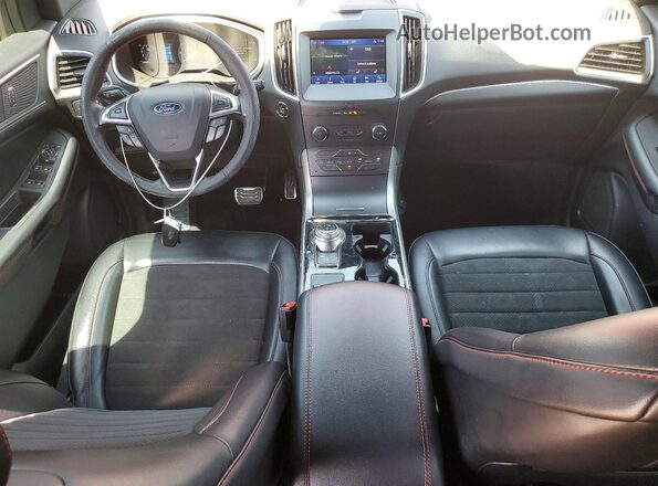 2FMPK3J93LBB58788 2020 FORD EDGE Red Dashboard view