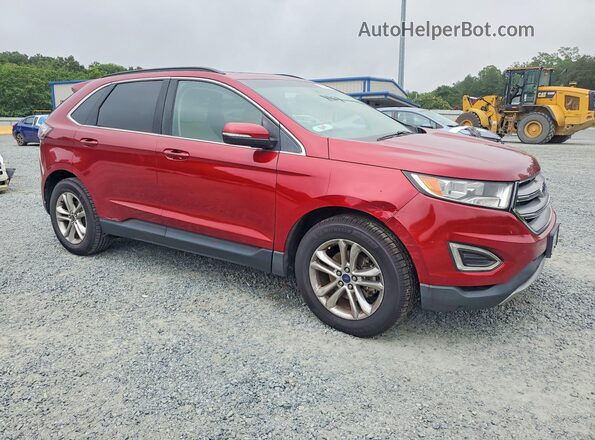 2FMPK3J94GBB91675 2016 FORD EDGE Red Przód prawy