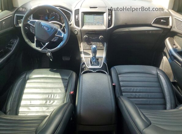 2FMPK3J94GBC51809 2016 FORD EDGE White Dashboard view