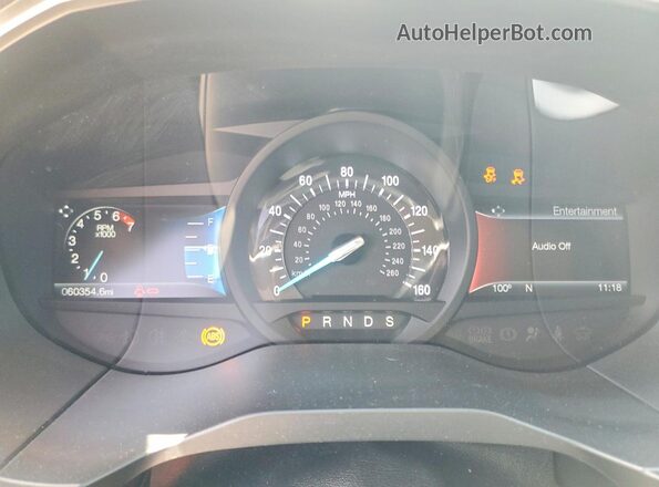 2FMPK3J94GBC51809 2016 FORD EDGE White Instrument cluster view