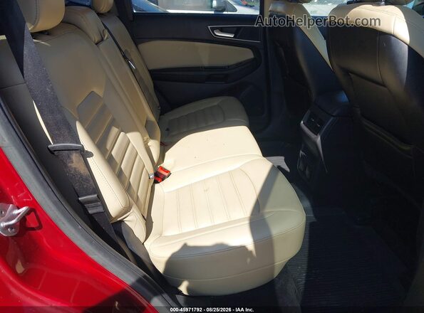 2FMPK3J94HBC01641 2017 FORD EDGE Red Vista de la etiqueta del VIN