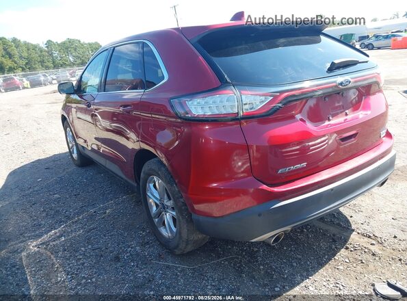 2FMPK3J94HBC01641 2017 FORD EDGE Red Trasero izquierdo