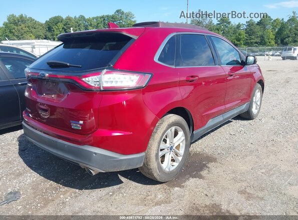 2FMPK3J94HBC01641 2017 FORD EDGE Red Trasero derecho