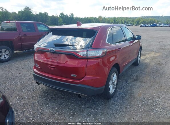 2FMPK3J94HBC47261 2017 FORD EDGE Red Задня права чверть