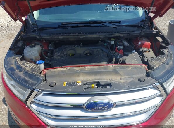 2FMPK3J94HBC47261 2017 FORD EDGE Red Вид ззаду
