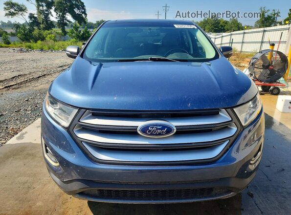 2FMPK3J94JBB56044 2018 FORD EDGE Blue წინა ხედი