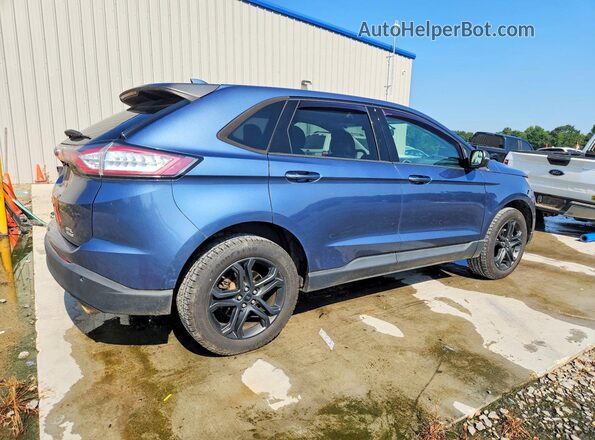 2FMPK3J94JBB56044 2018 FORD EDGE Blue უკანა მარჯვენა