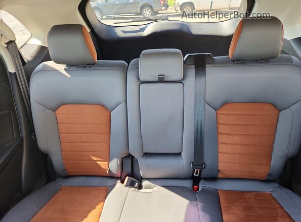 2FMPK3J94JBB56044 2018 FORD EDGE Blue უკანა სავარძლების ხედი