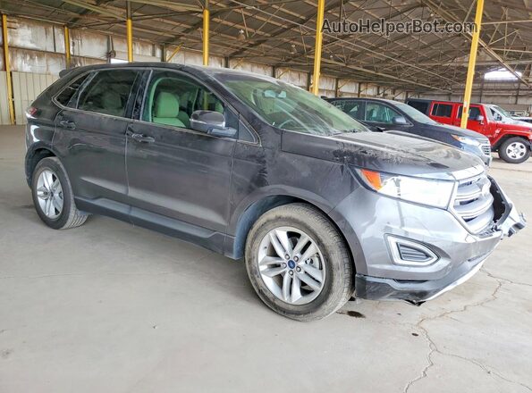 2FMPK3J94JBB86645 2018 FORD EDGE Gray წინა მარჯვენა