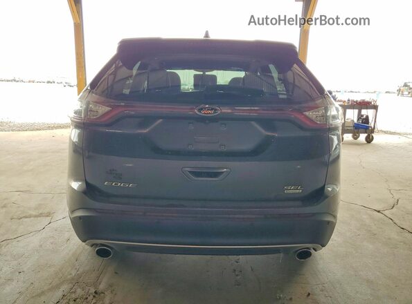 2FMPK3J94JBB86645 2018 FORD EDGE Gray უკანა ხედი