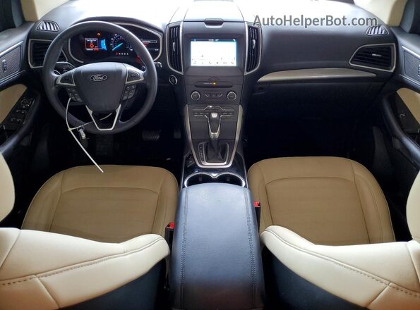 2FMPK3J94JBB86645 2018 FORD EDGE Gray წინა პანელის ხედი